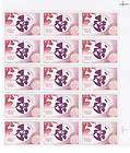 CHILE 1957 $15 President PRIETO TAX TEN MNH SHEETS of 100 Stamps (1000 