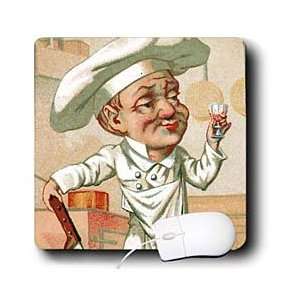   Food and Drink   Chef With Wine   Mouse Pads Electronics