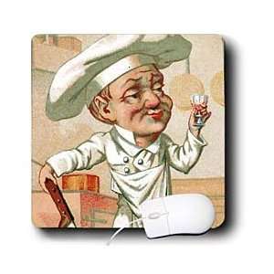   Food and Drink   Chef With Wine   Mouse Pads: Electronics