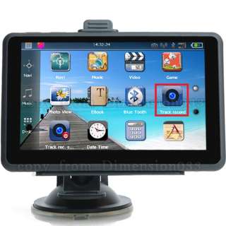   GPS Navigation Bluetooth AV with Vehicle DVR Video/Camera Recorder 4GB