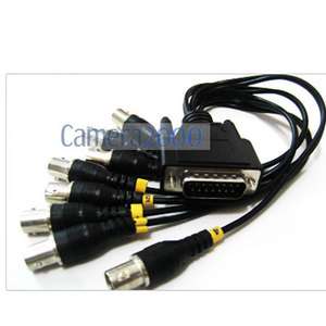 CH BNC Video Pigtail Input Cable for DVR Card  