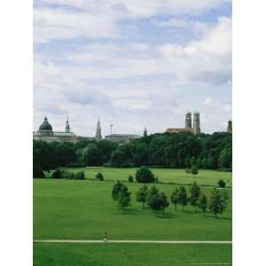  A View of the English Garden in Munich, Germany 