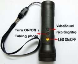 SPY Flash Light   LED Light   4GB Video Camera New  