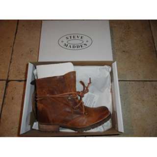 Steve Madden Ladies HIVENT Chestnut Suede Boots Choose Your Size 