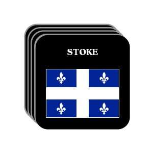  Quebec   STOKE Set of 4 Mini Mousepad Coasters 