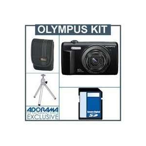 340 16MP Digital Camera Kit   Black   with 4GB SD Memory Card, Camera 