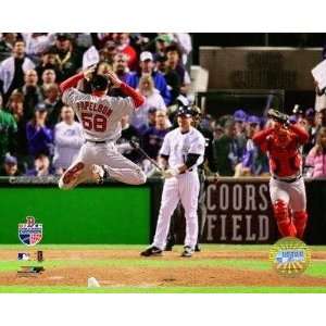  Red Sox   07 Win World Series   Papelbon leaping: Unknown 