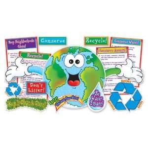   help the earth charts, eight conservation slogans, and a teaching