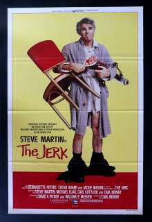 THE JERK * 1SH ORIGINAL MOVIE POSTER 1978 STEVE MARTIN  