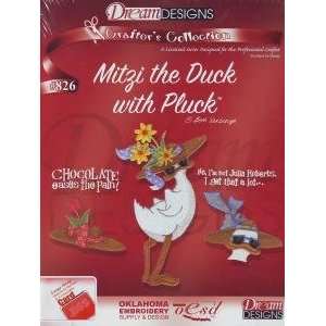   the Duck with Pluck Brother Embroidery Card Arts, Crafts & Sewing