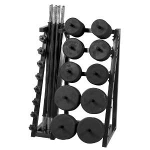 Short CardioBarbell Rack + 10 Sets: Sports & Outdoors