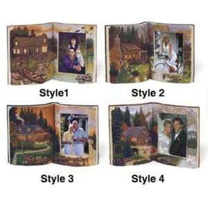  House Book Shape Picture Frame 4 Pc Set: Home & Kitchen