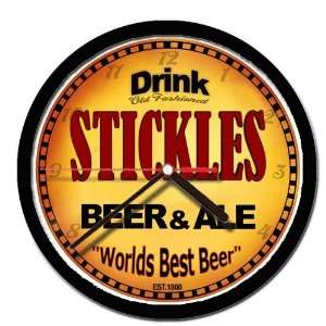  STICKLES beer and ale cerveza wall clock: Everything Else