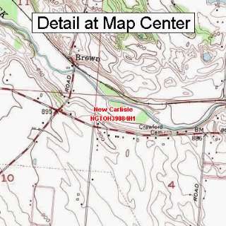   Map   New Carlisle, Ohio (Folded/Waterproof): Sports & Outdoors