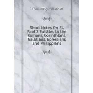   Ephesians and Philippians Thomas Kingsmill Abbott  Books