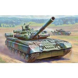  T 80BV Soviet Main Battle Tank w/ERA 1/35 Zvezda: Toys 