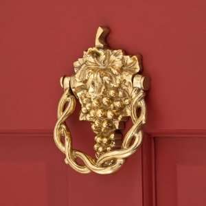   Brass Door Knocker   Polished & Lacquered Brass