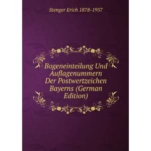   Bayerns (German Edition) Stenger Erich 1878 1957 Books