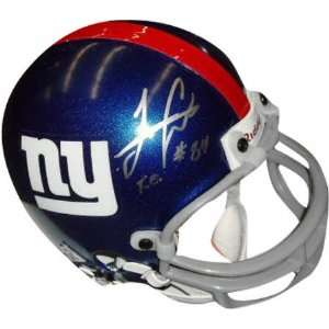  Tim Carter New York Giants Autographed Riddell Mini Helmet 