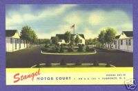 Y2418 Florence, New Jersey Postcard,Stangel Motor Court  