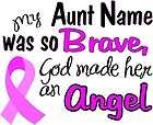 breast cancer aunt personaliz ed t shirt design decal $ 3 49 50 % off 