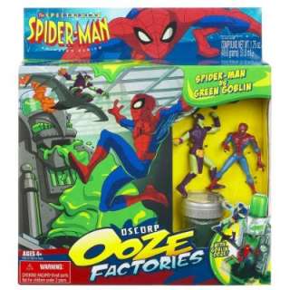  Spider man Oscorp Ooze Factory Set   Spider man vs. Green Goblin