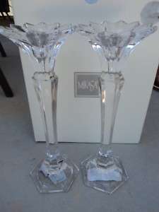 Mikasa Austria Lead Crystal   EXCELSIOR Candle Holders  