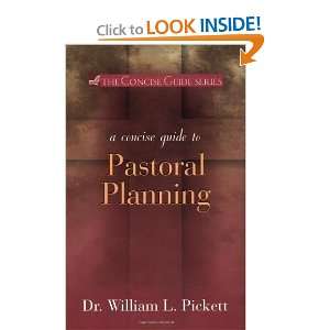   Planning (Concise Guide) [Paperback] William L. Pickett Books