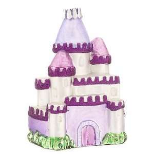  Personalized Purple Castle Christmas Ornament: Home 