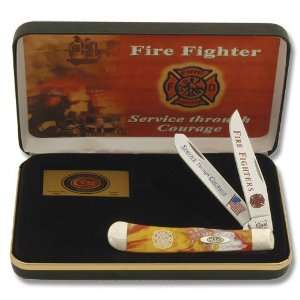 Case Cutlery CAT FF Cases Fire Fighter Fire in the Box Corelon Handel 