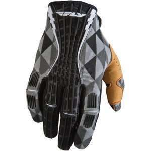  Fly Racing Kinetic Gloves Black/Grey 2012: Automotive