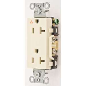  HUBBELL WIRING DEVICE KELLEMS IG20DRI Receptacle,Iso.Gnd 