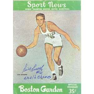   Autographed/Hand Signed 1961 62 Sport News Program