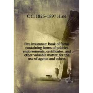 Fire insurance book of forms containing forms of policies 