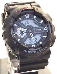 Casio G Shock Mens X Large Black Watch GA110A 1A NEW  