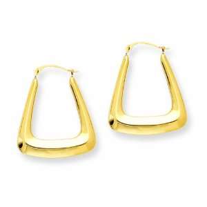  14k Polished Shrimp Earrings Shop4Silver Jewelry