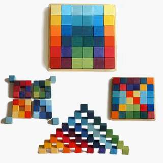  Grimms Spiel und Holz Design   36 Wood Cubes Toys 