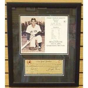  Phil Rizzuto Signed New York Yankees Payroll Check   New 