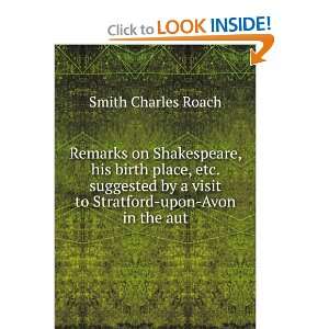   Stratford upon Avon in the aut Smith Charles Roach  Books