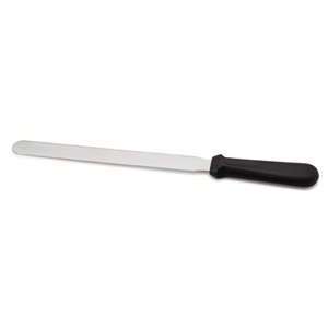 Spatula, 8 Long, 1 Wide, Stainless Steel Blade, Plastic Handle
