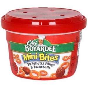 Chef Boyardee Microwavable Mini Bites Spaghetti Rings & Meatballs 7.5 