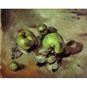   Painting Green Apples Paul Cezanne Hand Painted Art