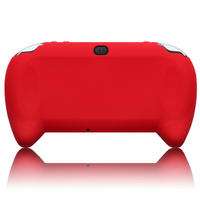 SILICONE RUBBER CASE FOR SONY PSP VITA   RED  