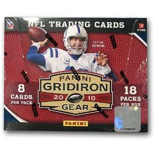  Panini NFL 2010 Gridiron Football Trading Cards   18 Packs 