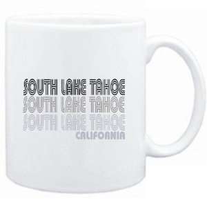  Mug White  South Lake Tahoe State  Usa Cities Sports 