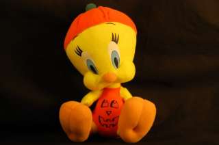 Plush Pumpkin Looney Tunes Tweety Bird Lovey Cute  