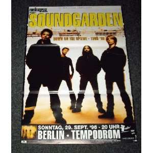  Soundgarden German Tour Poster Berlin 