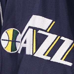  Utah Jazz Team Color Track Jacket (Navy): Sports 