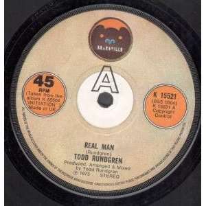   REAL MAN 7 INCH (7 VINYL 45) UK BEARSVILLE 1975 TODD RUNDGREN Music
