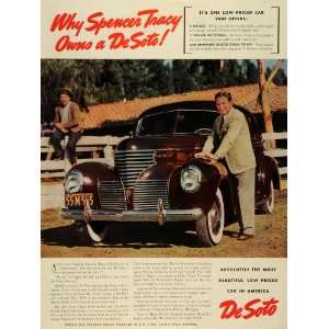  1939 Ad Vintage DeSoto Chrysler Cars American Film Theater 